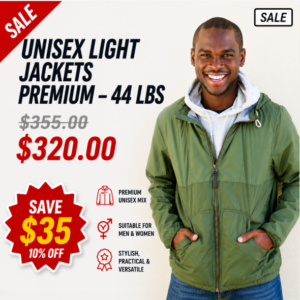 UNISEX LIGHT JACKETS PREMIUM - 44 LBS