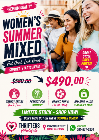 WOMEN'S SUMMER MIXED - PREMIUM QUALITY