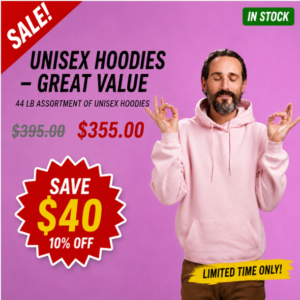 UNISEX HOODIES GREAT VALUE